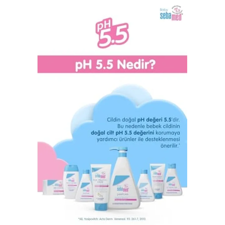 Baby pH 5.5 Göz Yakmayan Formül Nemlendirici Etkili Bebek Şampuanı 150 ml