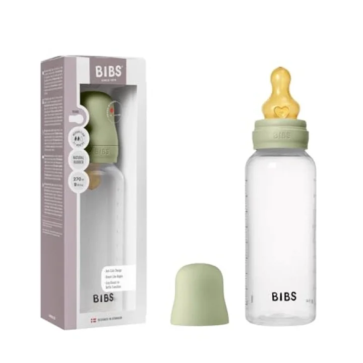 Baby PP Bottle Kauçuk Uç Biberon Sage 270 ml