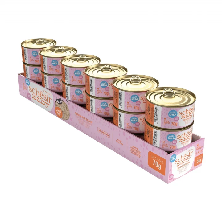 Baby Tavuk ile Somon Mus Konserve 70g