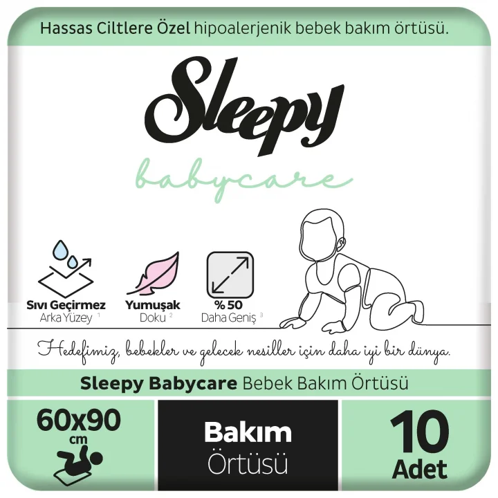 Babycare Bebek Bakım Örtüsü 10 Adet