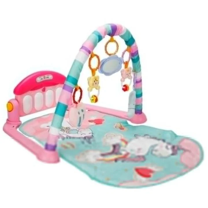 Babycim Pembe Piyanolu Oyun Halısı