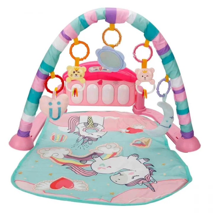 Babycim Pembe Piyanolu Oyun Halısı