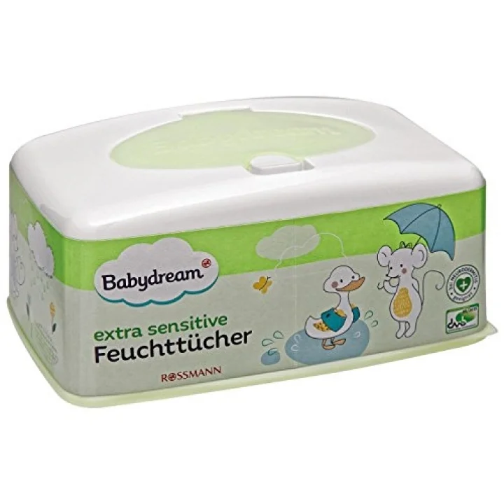 Babydream Bebek Islak Mendil Çok Hassas Cilt, Aloe Veralı 80li