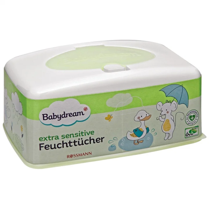 Babydream Bebek Islak Mendil Çok Hassas Cilt, Aloe Veralı 80li