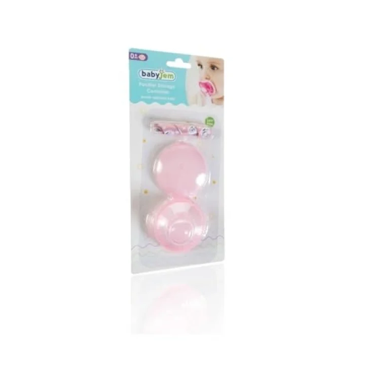 Babyjem Emzik Saklama Kabı, Pembe