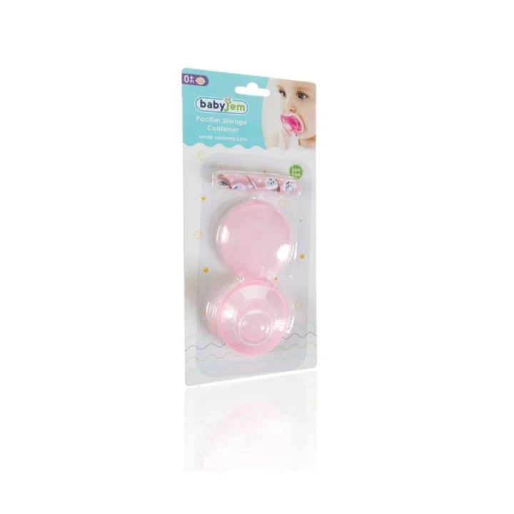 Babyjem Emzik Saklama Kabı, Pembe