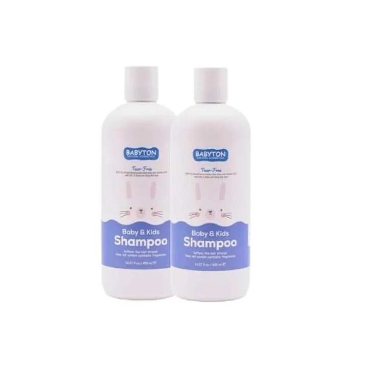 BABYTON Doğal Göz Yakmayan Saç Ve Vücut Şampuanı 2Li Set 400 Ml