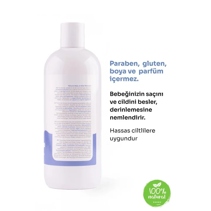 BABYTON Doğal Göz Yakmayan Saç Ve Vücut Şampuanı 2Li Set 400 Ml