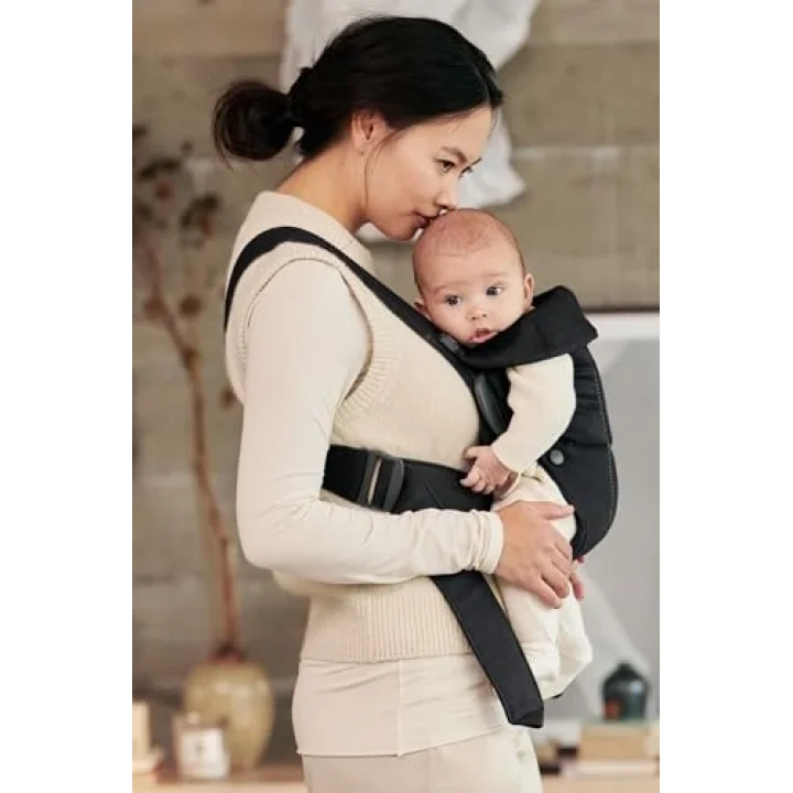 Babytrage Mini, Cotton, Schwarz