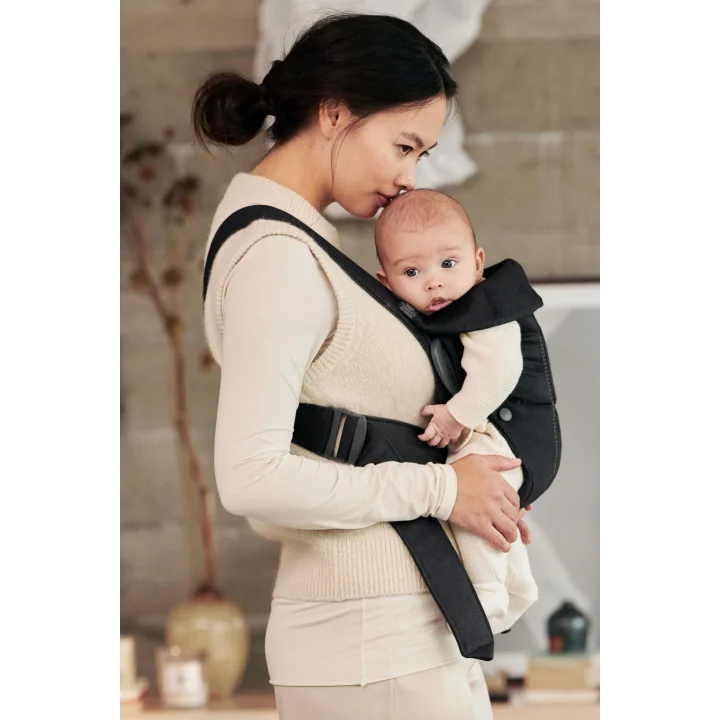 Babytrage Mini, Cotton, Schwarz