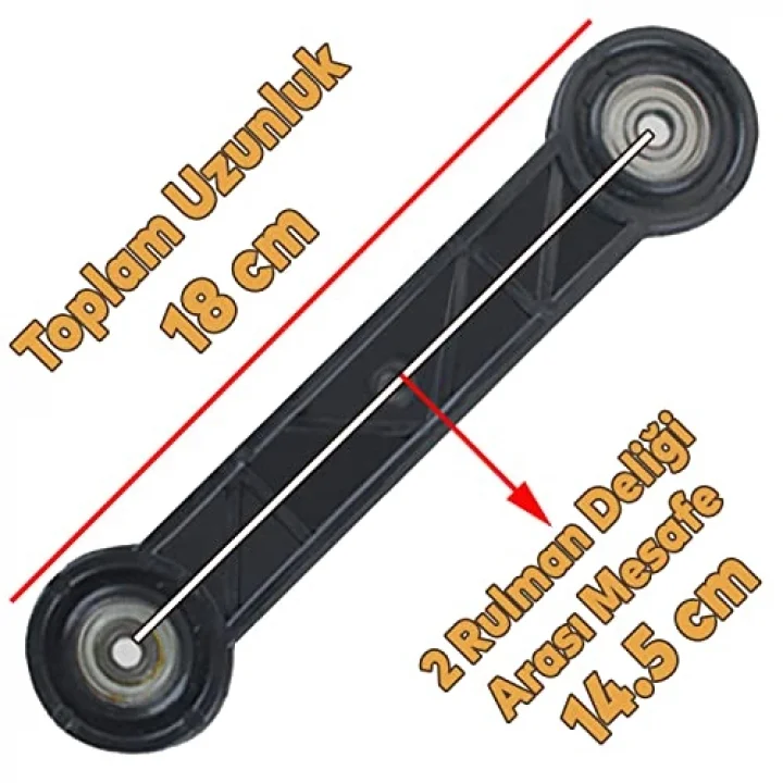 Beşik Sallama Aparatı Siyah 14.5 Cm