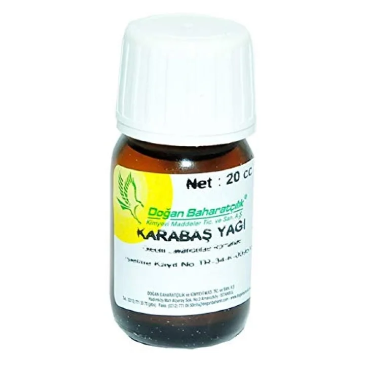 Baharatçılık Karabaş Yağı 20 ML Doğal Saf Karabaşotu