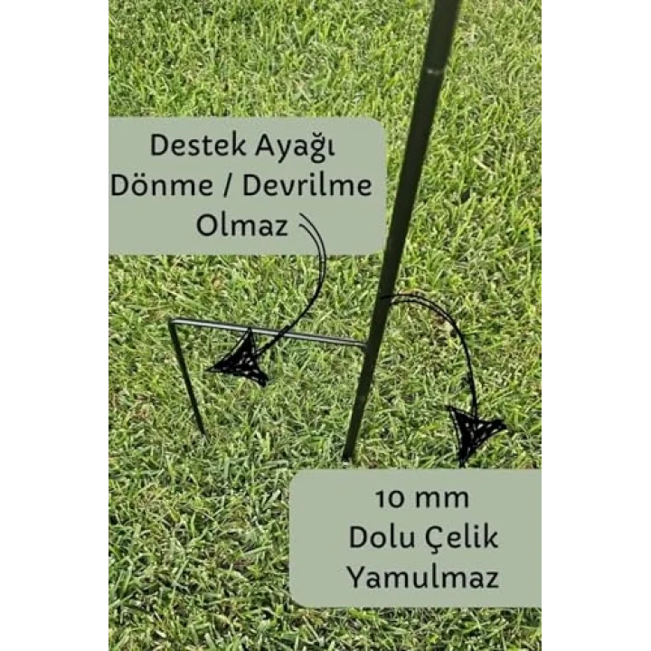 Bahçe Kazığı – Bahçe Direği İkili Set -Siyah 120 cm