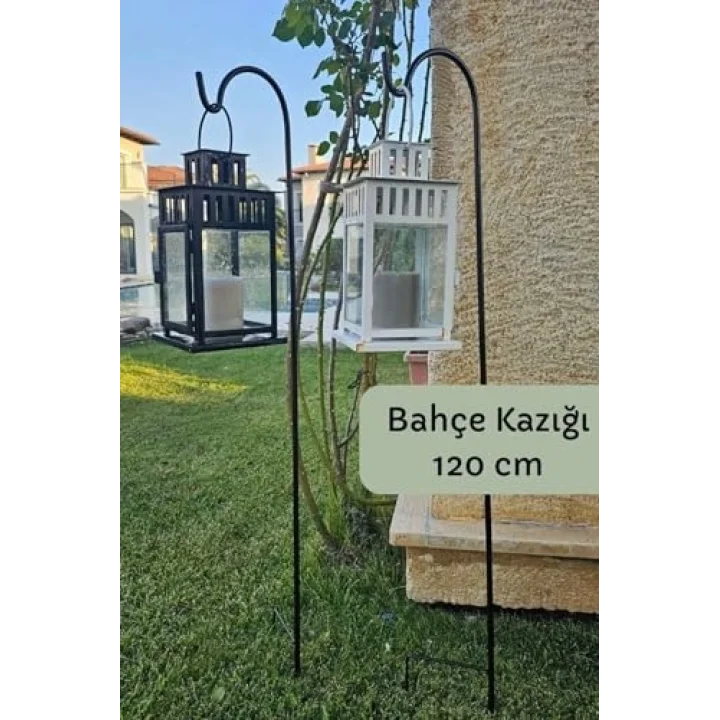 Bahçe Kazığı – Bahçe Direği İkili Set -Siyah 120 cm