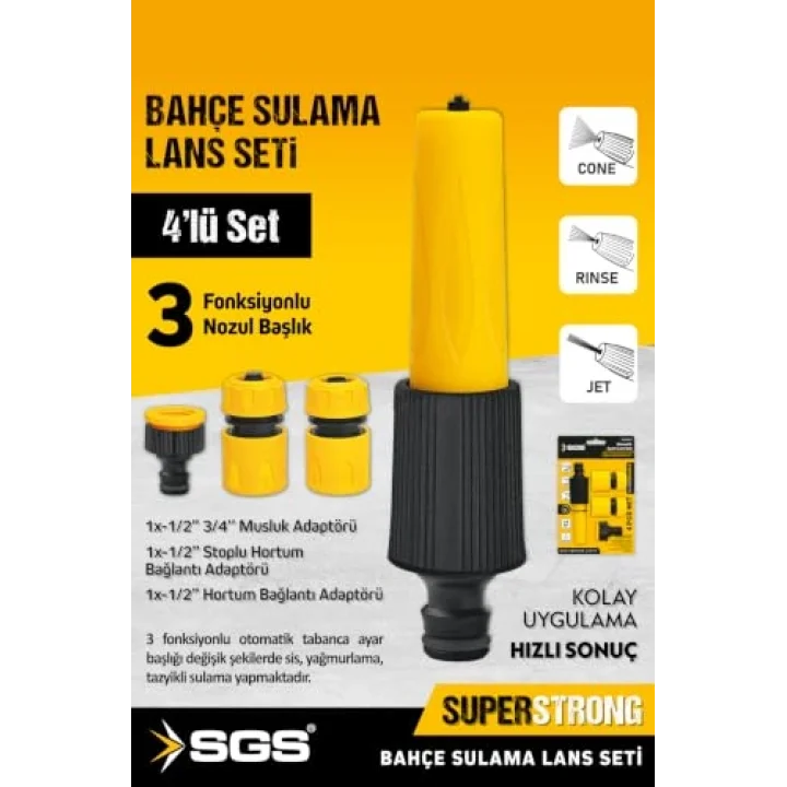 Bahçe Sulama Otomatik Ayarlı Lans Seti