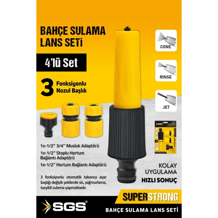 Bahçe Sulama Otomatik Ayarlı Lans Seti