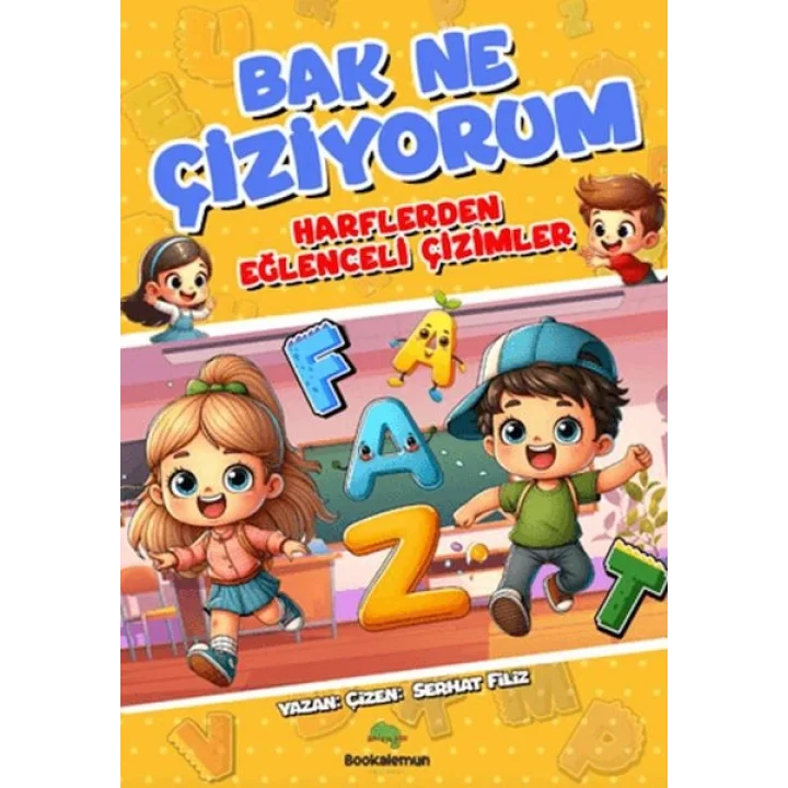 Bak Ne Çiziyorum - Harflerden Eğlenceli Çizimler