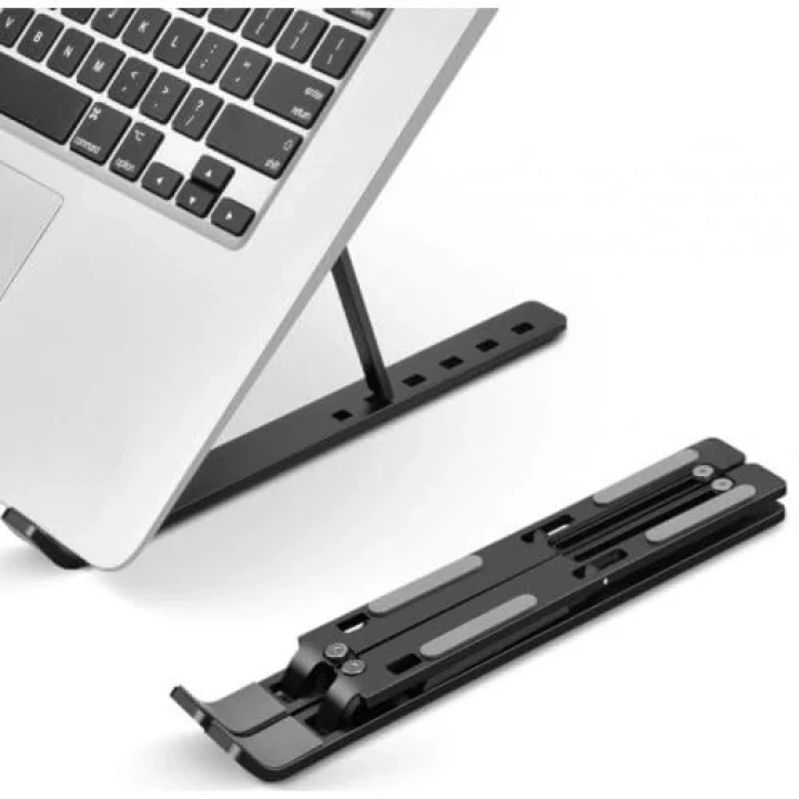 BakGelAl 7 Kademeli Ayarlı Katlanabilir Laptop Tablet Standı Siyah