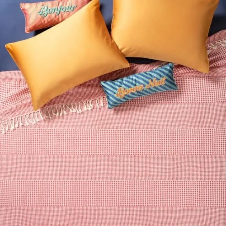 Baklan Fuşya Kıng Sıze Tencel Pike