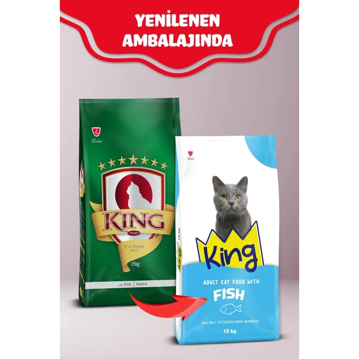 Balıklı Kedi Maması 15Kg