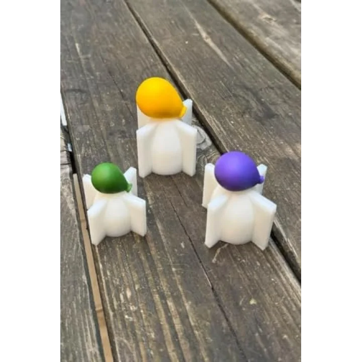 Balon Elips Set Silikon Mum Kalıpları
