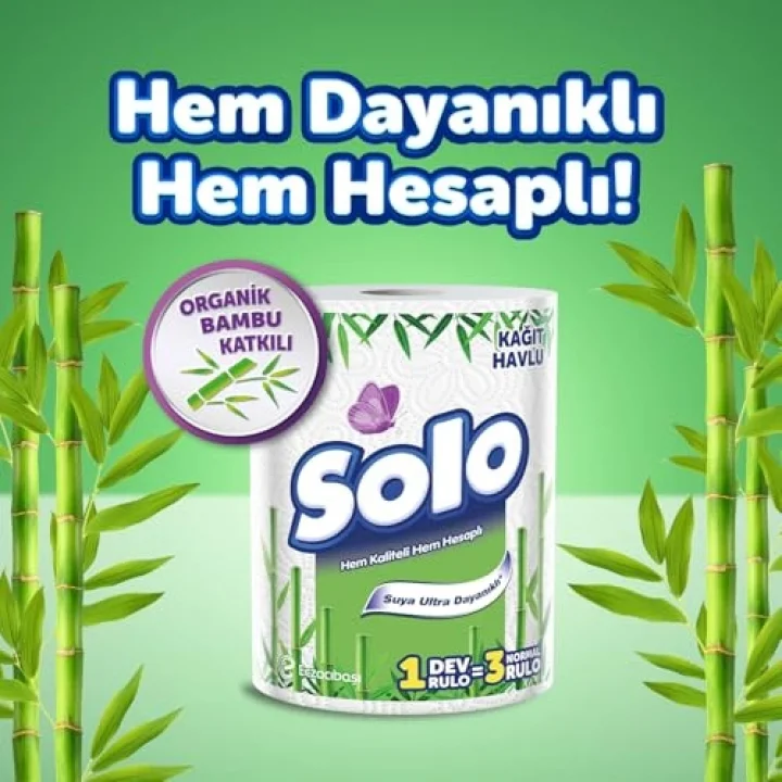 Bambu Dev Rulo Havlu 1=3