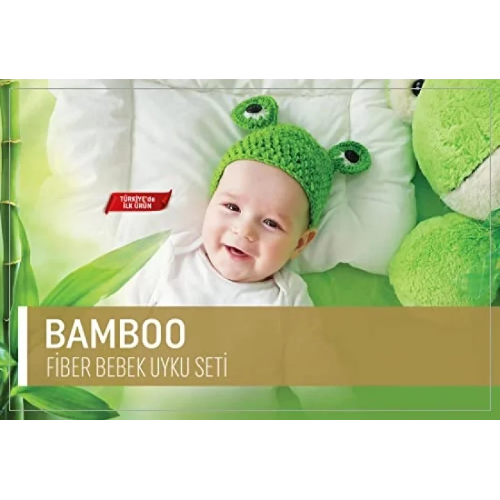 Bambu Fiber Bebek Yorgan Yastık Seti