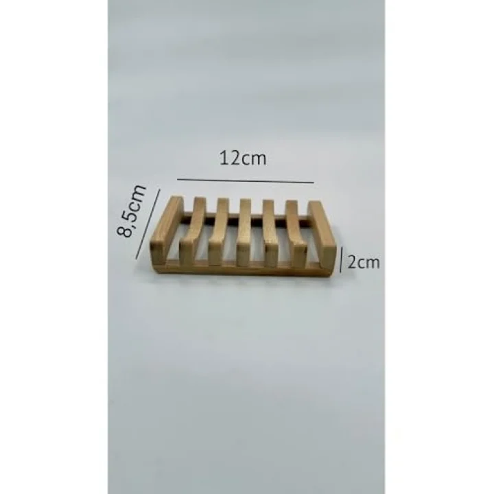 Bambu Sabun Standı, Bambu Sabunluk, Bambu Sabun Kutusu Bej