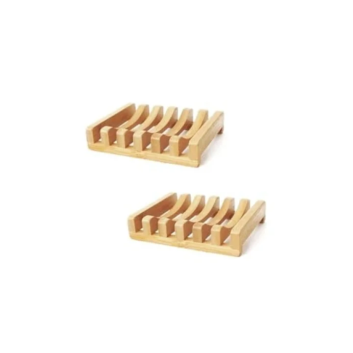 Bambu Sabun Standı, Bambu Sabunluk, Bambu Sabun Kutusu Bej