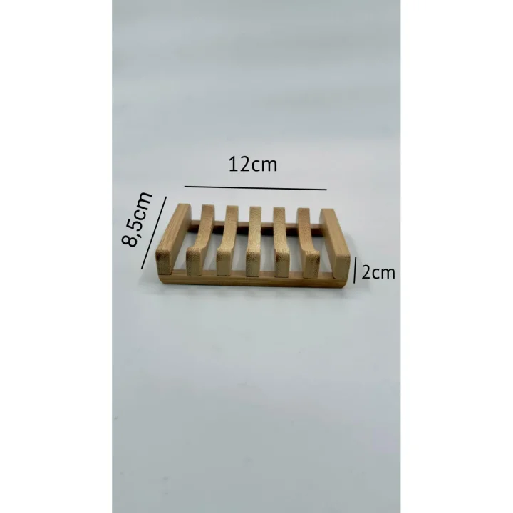Bambu Sabun Standı, Bambu Sabunluk, Bambu Sabun Kutusu Bej