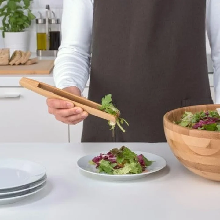 Bambu Servis Maşası 24 Cm Pratik Mutfak Gereçleri