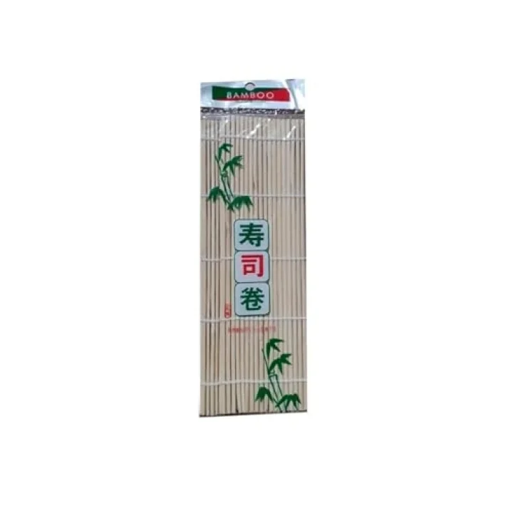 Bambu Sushi Sarma Hasırı 24x24 cm | Doğal Bambu Sushi Mat | Sushi Maker için Rulo Sarma Matı | Evde Sushi Yapımı İçin Pratik Mutfak Aleti