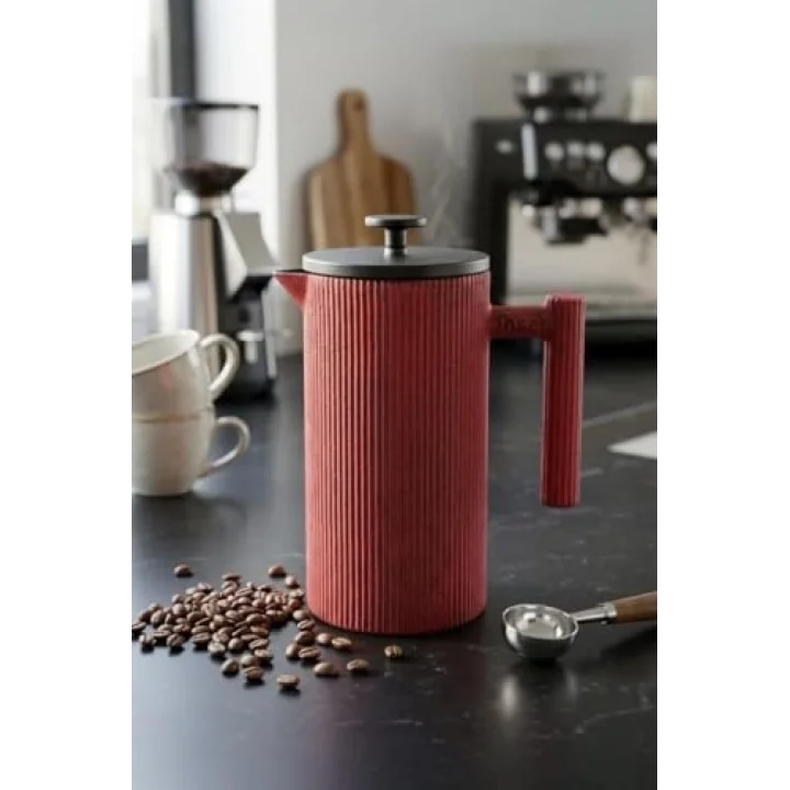 Bambum Linden Döküm French Press Kırmızı,8681734460074