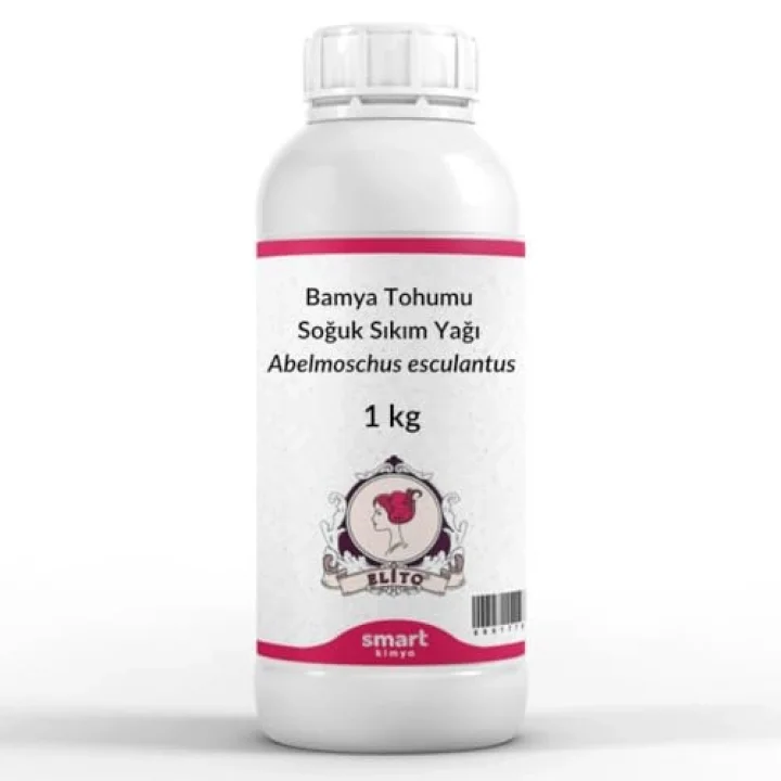 Bamya Tohumu Soğuk Sıkım Yağı Abelmoschus esculantus 1 kg