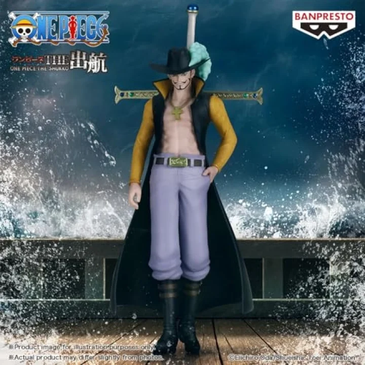 Bandai One Piece The Shukko Dracule Mihawk Figürü