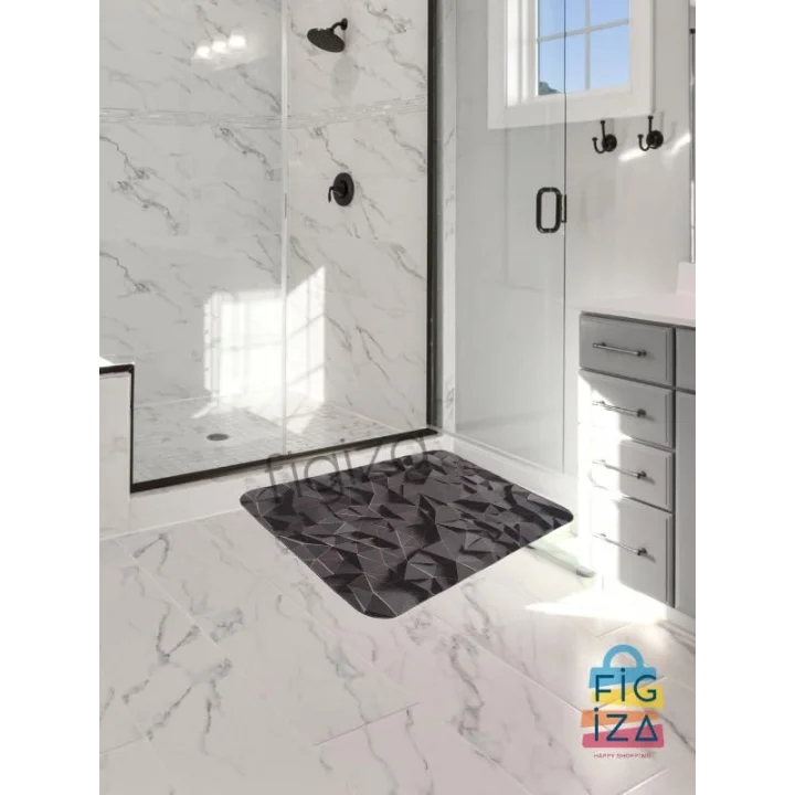 Banyo Paspası Süper Su Emici Kaymaz Tabanlı Paspas Lavabo Paspası (60 * 40cm)