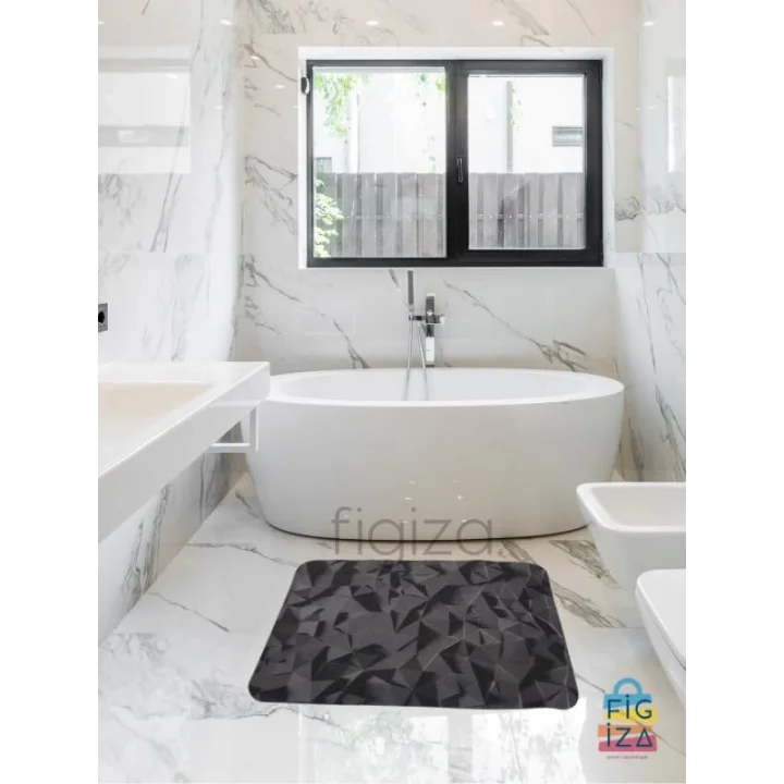 Banyo Paspası Süper Su Emici Kaymaz Tabanlı Paspas Lavabo Paspası (60 * 40cm)