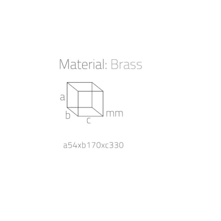 Banyo Tepsisi Cam/Antik 54X170X330 Mm