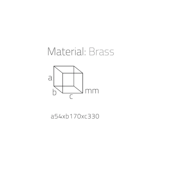 Banyo Tepsisi Cam/Antik 54X170X330 Mm
