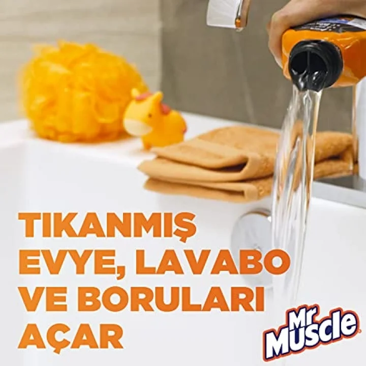 Banyo Tüm Boru Tipleri için Jel Lavabo Açıcı 1000 mL
