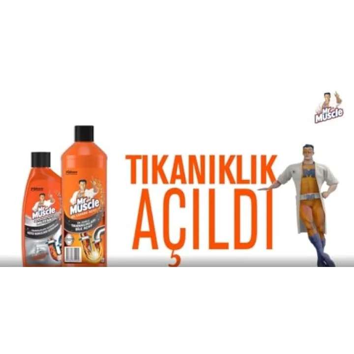 Banyo Tüm Boru Tipleri için Jel Lavabo Açıcı 1000 mL