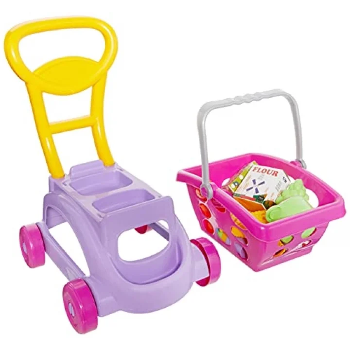 Barbie Sepetli Market Arabası