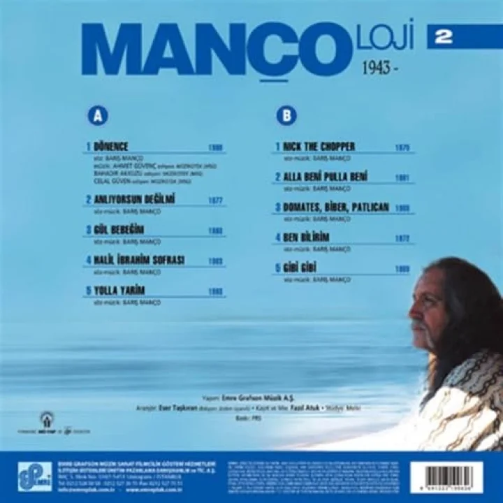 Barış Manço MANÇOLOJİ-2 33 Devir Plak
