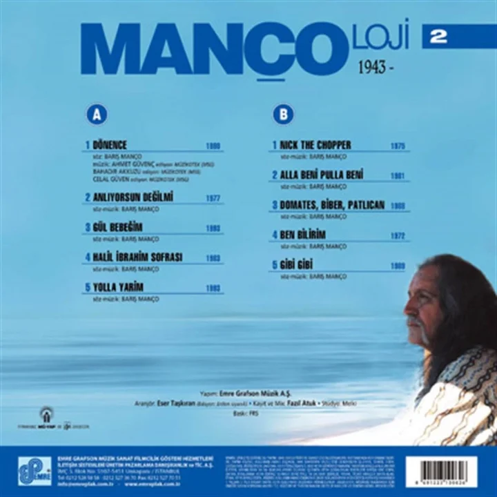 Barış Manço MANÇOLOJİ-2 33 Devir Plak