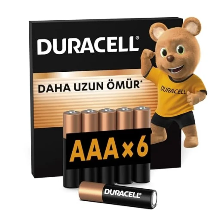 BASIC AAA Alkalin İnce Kalem Pil (6’lı paket) – 1,5V