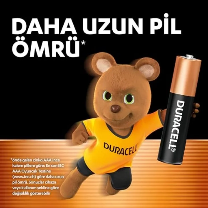 BASIC AAA Alkalin İnce Kalem Pil (6’lı paket) – 1,5V