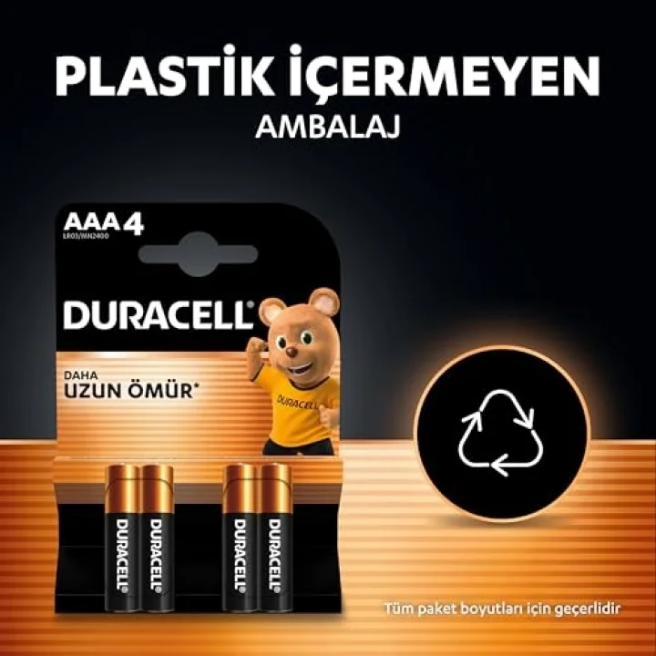 BASIC AAA Alkalin İnce Kalem Pil (8’li paket) – 1,5V