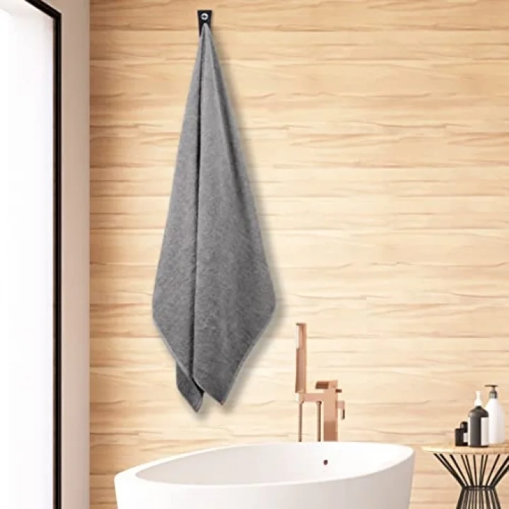 Basic Banyo Havlusu%100 Pamuk (gri, 90 * 150)