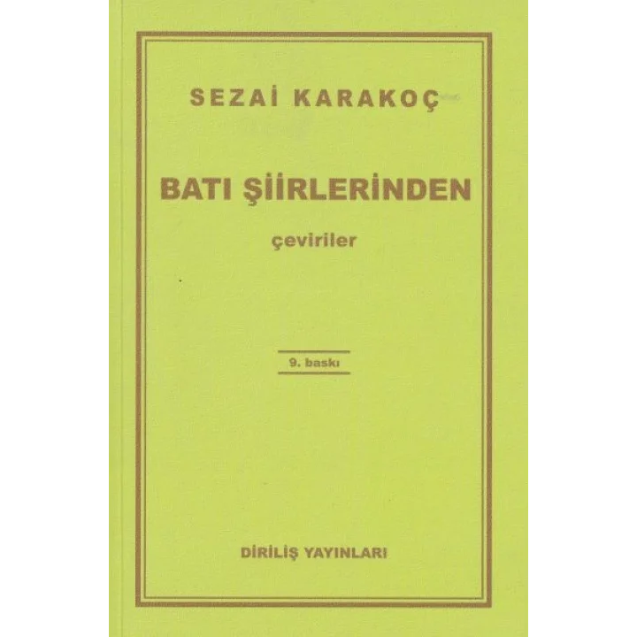 Batı Şiirlerinden Çeviriler