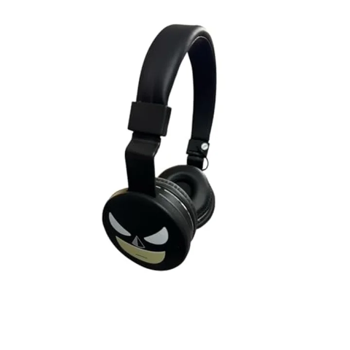 Batman Kablosuz Bluetooth Katlanabilir Kulaküstü Kulaklık Siyah